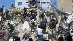 As impactantes imagens do terremoto que abalou a Colômbia