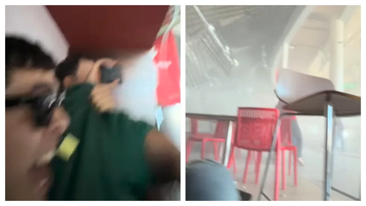 VÍDEO: Influenciador grava momento em que terremoto atinge aeroporto na Colômbia
